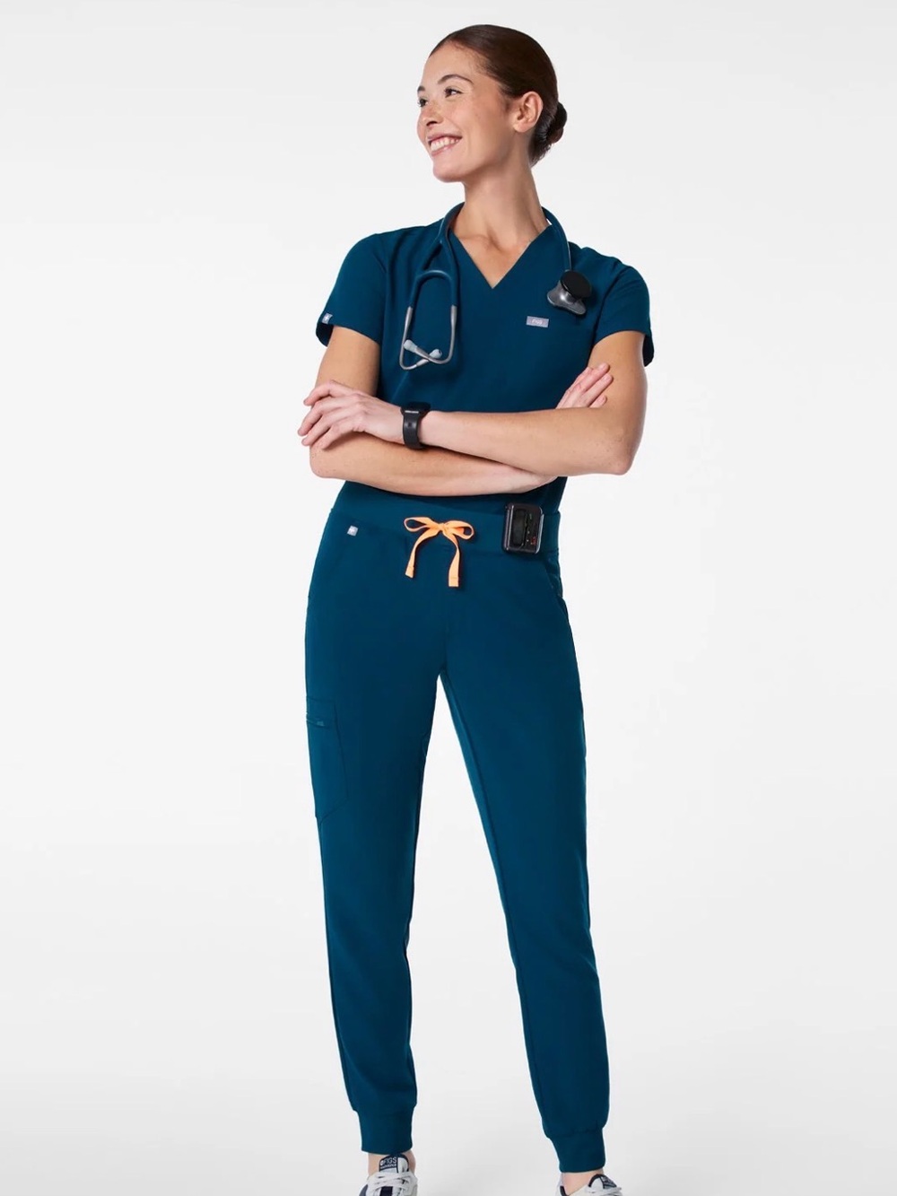 Figs Zamora Scrub Jogger Pants Deep Reef